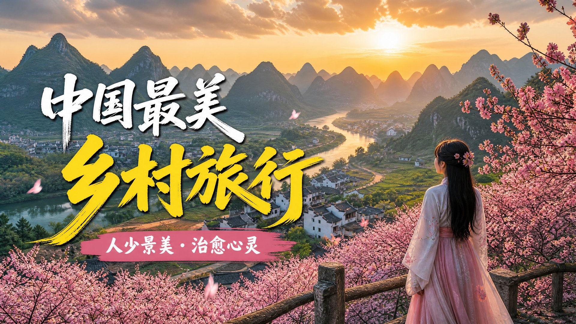 免费看片 免费看片旅行视频：中国最美乡村旅行vlog视频演示·治愈心灵之旅